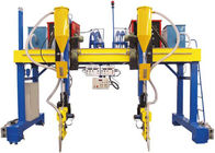 इस्पात संरचना के लिए स्वचालित एच बीम उत्पादन लाइन गैन्ट्री प्रकार SAW वेल्डिंग मशीन