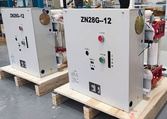 ZN28G - 12 इंडोर वैक्यूम सर्किट ब्रेकर थ्री फेज AC 50HZ 12KV रेटेड वोल्टेज