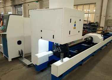 500W ~ 4 किलोवाट स्वचालित सीएनसी पाइप काटने की मशीन उच्च काटना गति 1070 एनएम वेव