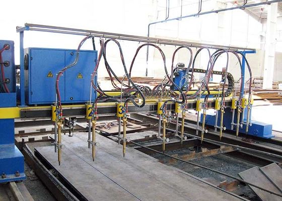 एच बीम उत्पादन लाइन के लिए सीएनसी 5-4000X12000 गैन्ट्री टाइप स्ट्रिप लौ काटना मशीन