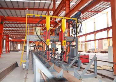 स्टील स्वचालित एच बीम उत्पादन लाइन फ्लक्स रिकवरी सिस्टम एसी Inveter नियंत्रण
