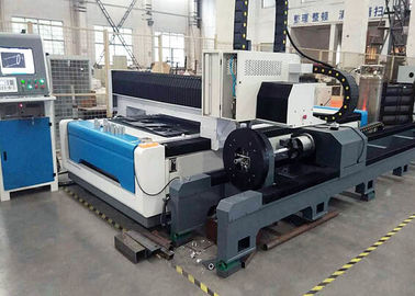 ट्यूब प्लेट विशेष सीएनसी लेजर काटना मशीन 500W हाई स्पीड 1500X3000mm